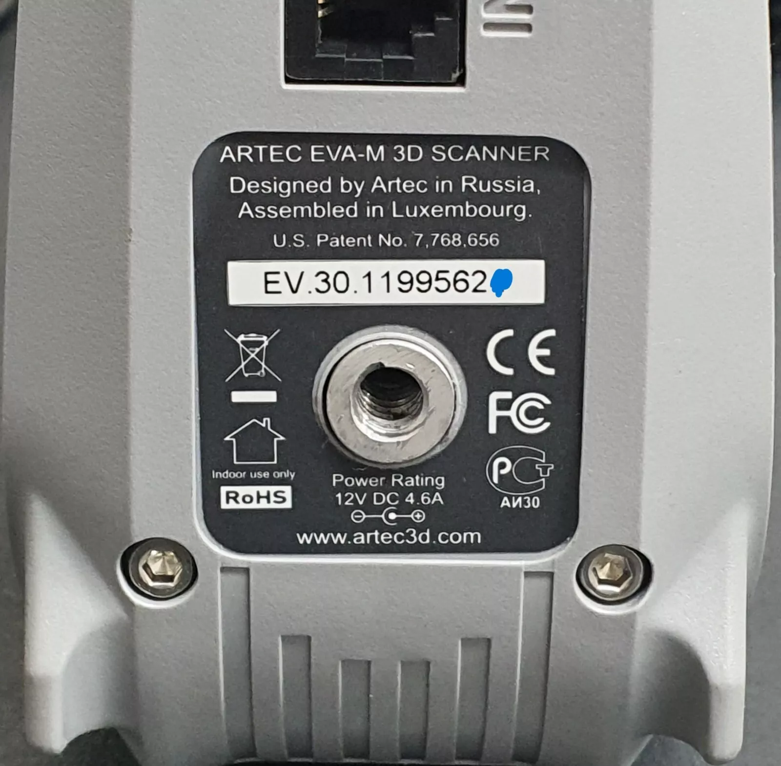 Used Artec Eva 3D Scanner - Image 3